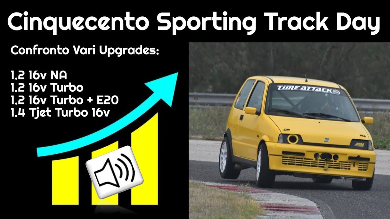 Cinquecento Sporting Track Da - Confronto Vari Upgrades