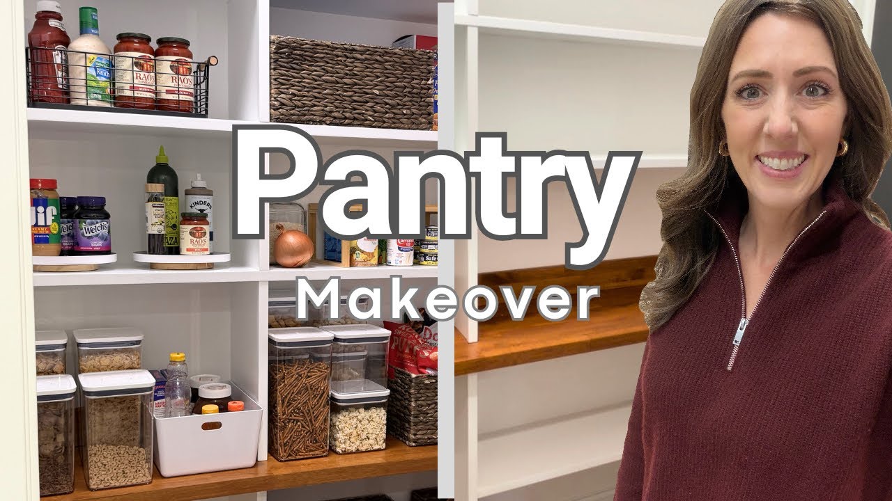NEW House PANTRY Makeover 2026!! || Making a house a home!!