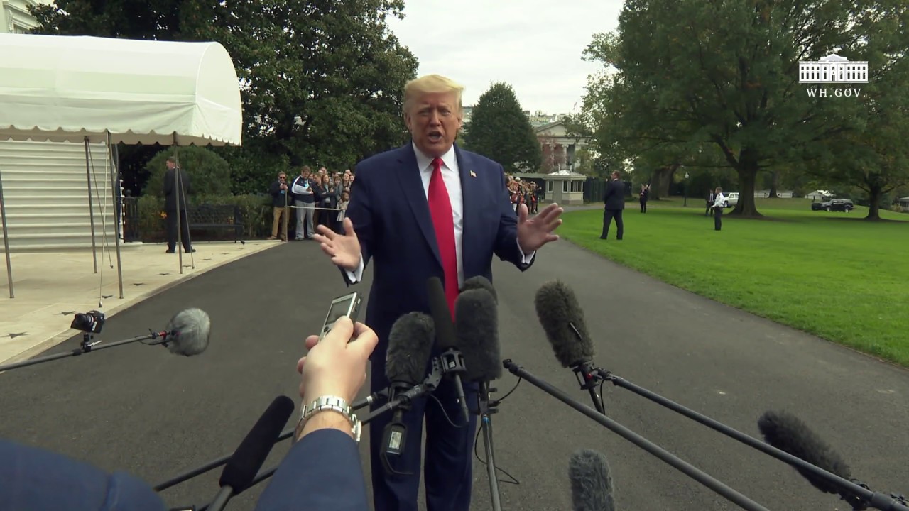 10/25/19: President Trump Delivers Remarks Upon Departure