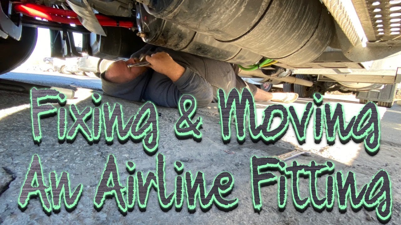 FIXING & MOVING AN AIRLINE FITTING