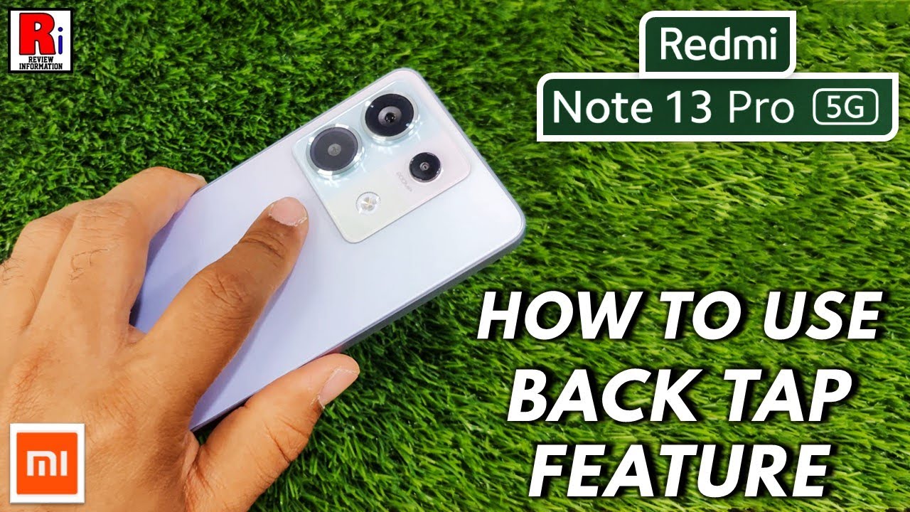 How to Use Back Tap Gesture Feature on Xiaomi Redmi Note 13 Pro