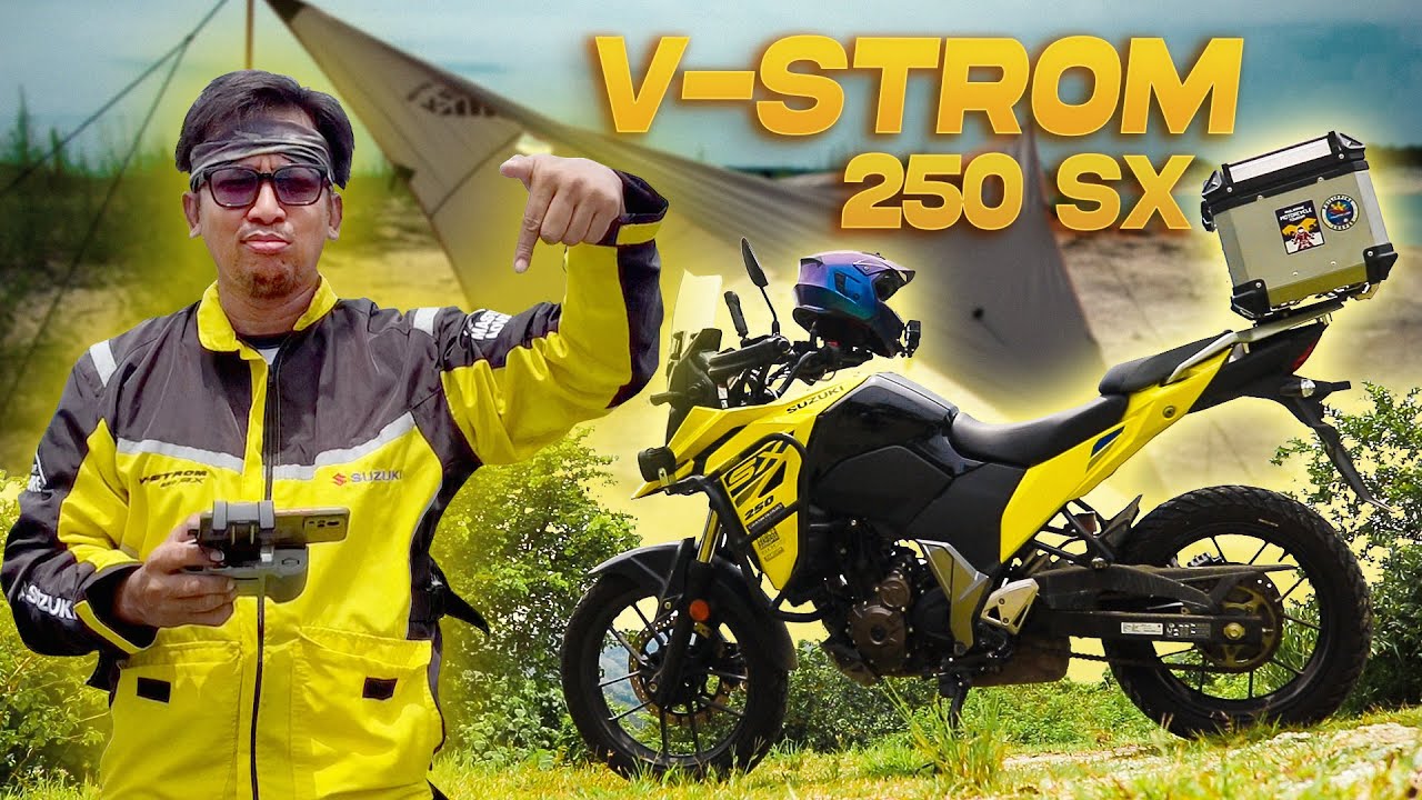 NEW CAMPING MOTORCYCLE REVEALED | Suzuki V-Strom 250 SX