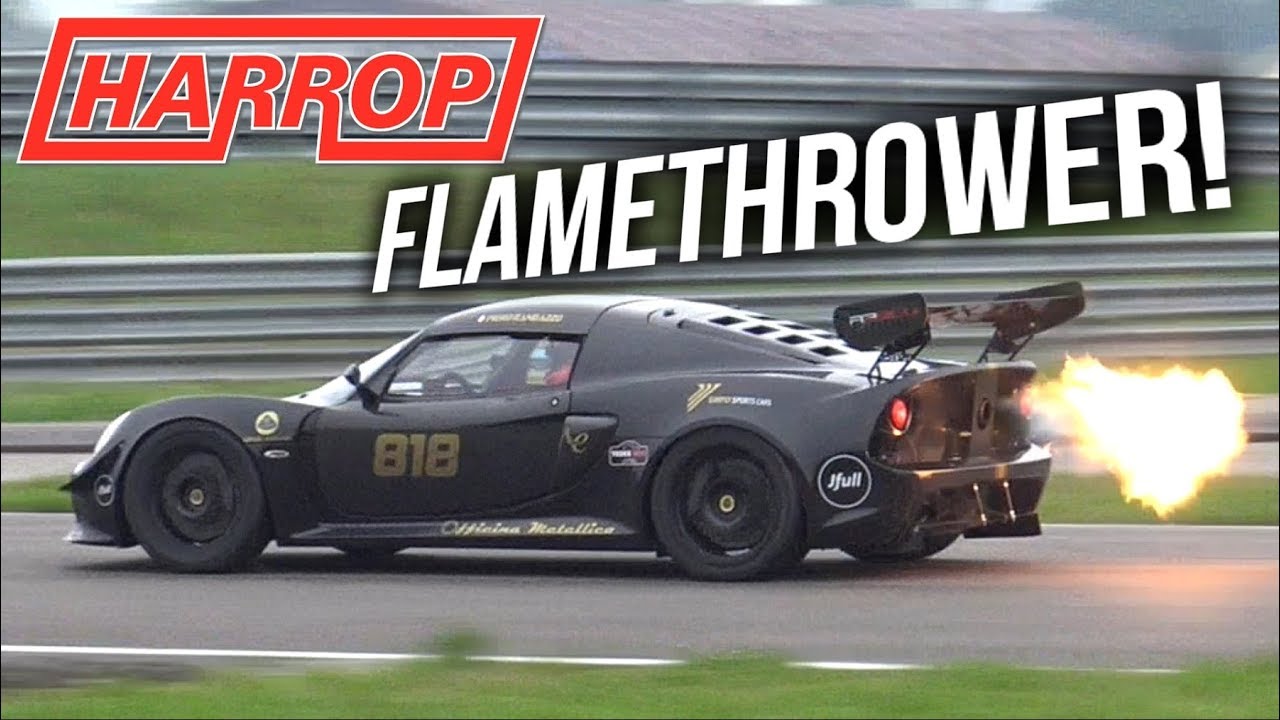 450+HP Harrop Supercharged Lotus Exige S V6 EPIC Sounds & Flames!
