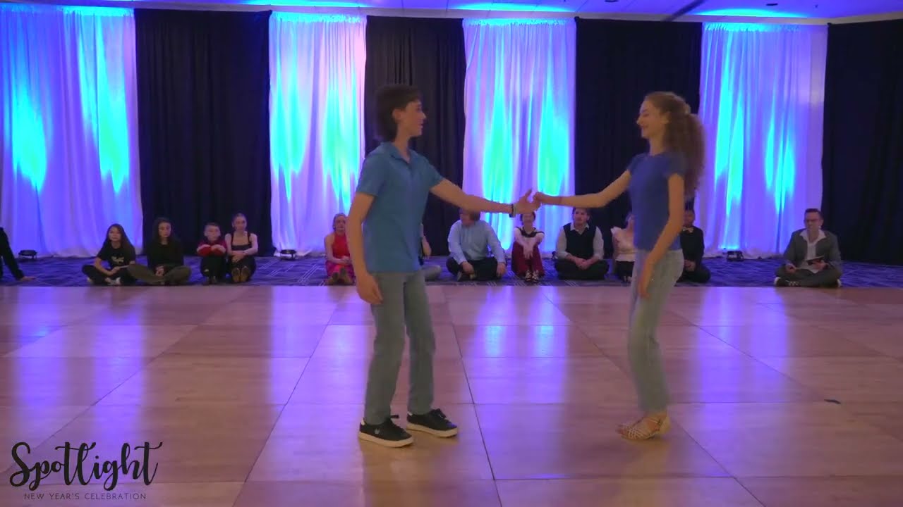 Spotlight New Year's Celebration 2025/2026 Junior Strictly Corbin Canfield & Arabelle Simpson