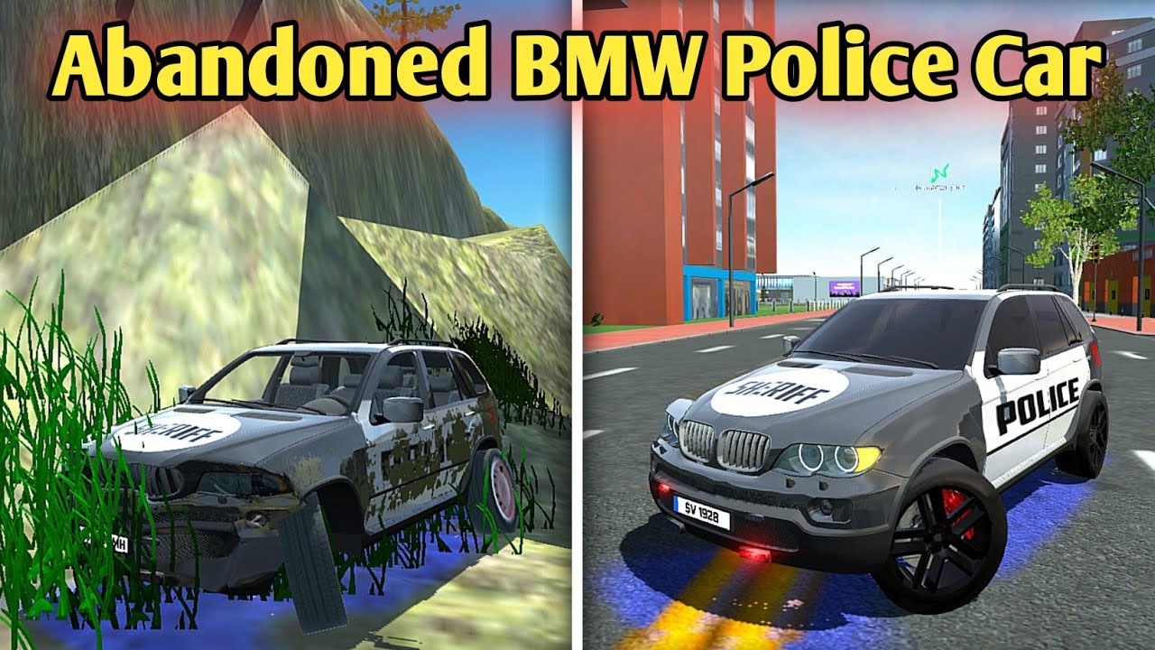 Rebuilding Abandoned Police Car - Car simulator 2  Gameplay - Police Car Renovation #simulationgames