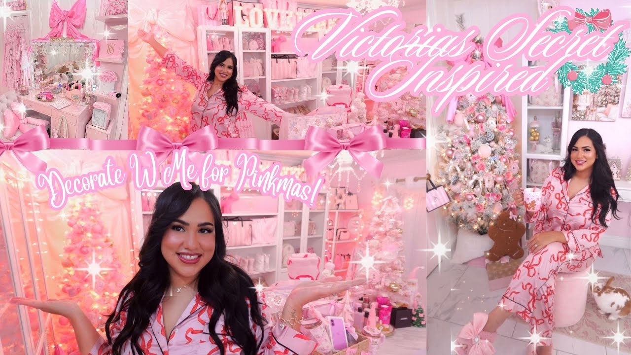 DECORATE W ME FOR PINKMAS! |VICTORIAS SECRET INSPIRED| 2024