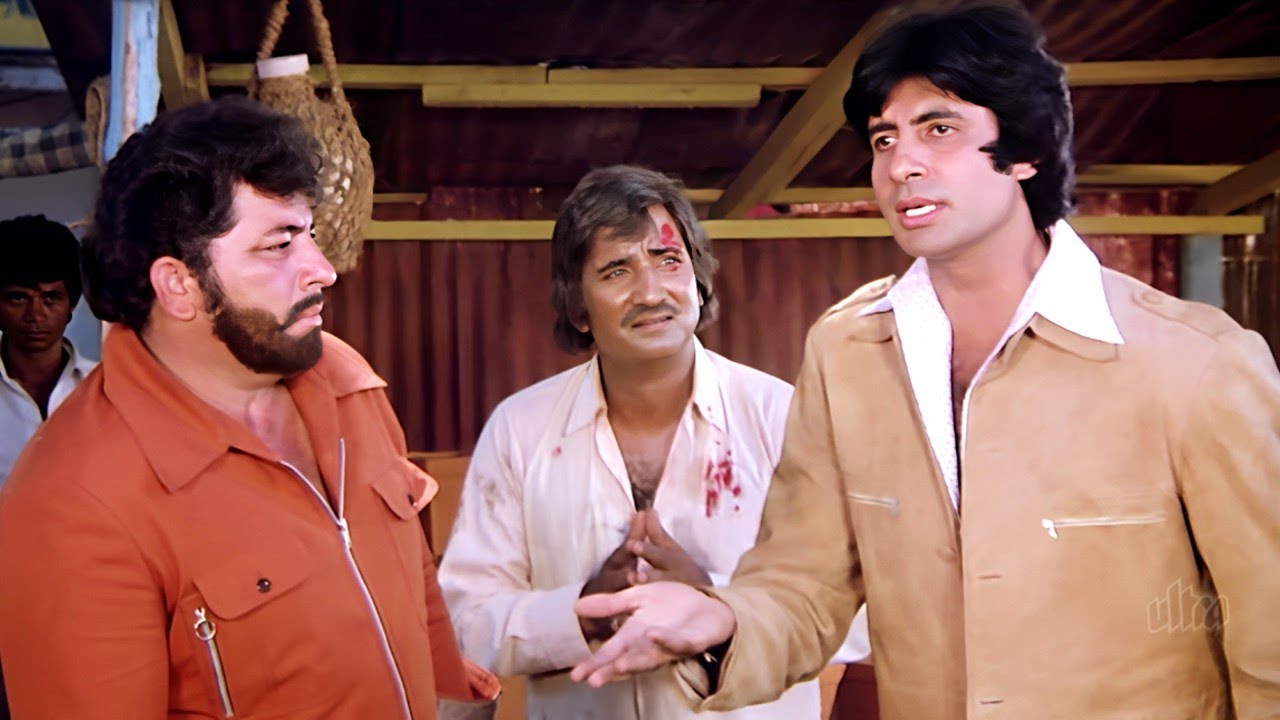 गरीब को मार के खुद को Hero समझता है अभी तेरी हेकड़ी निकाल हु |Barsaat Ki Ek Raat |अमिताभ जबरदस्त सीन