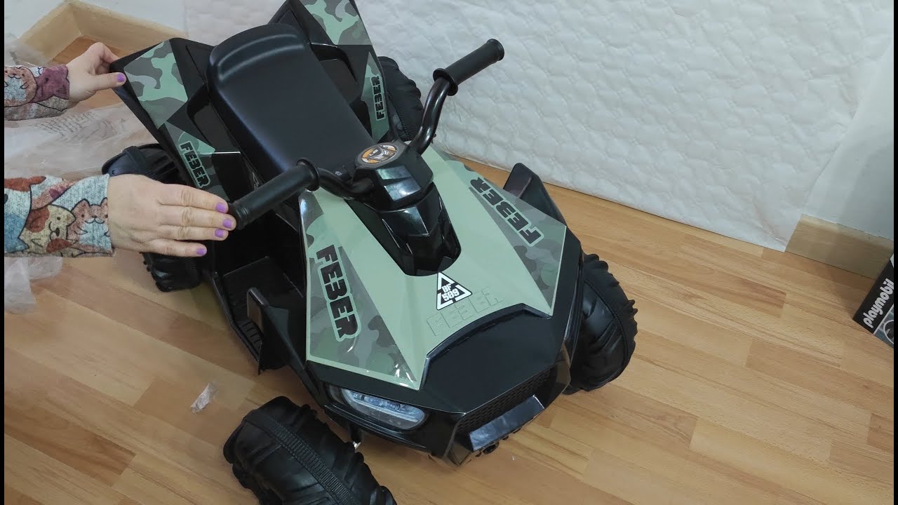 QUAD BOXER FEBER ELECTRICO 12V. UNBOXING Y MONTAJE.