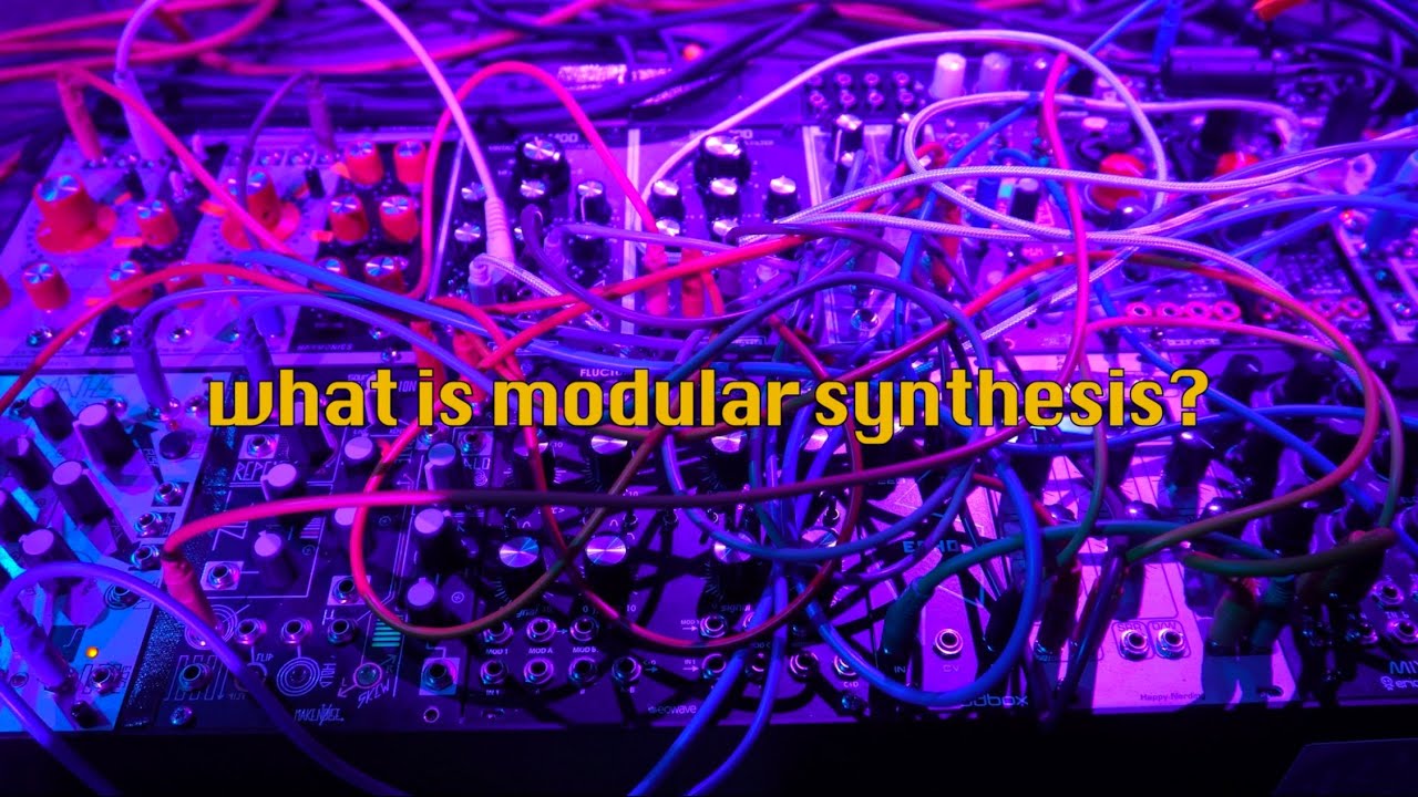 discussing modular synthesis at Modulation.