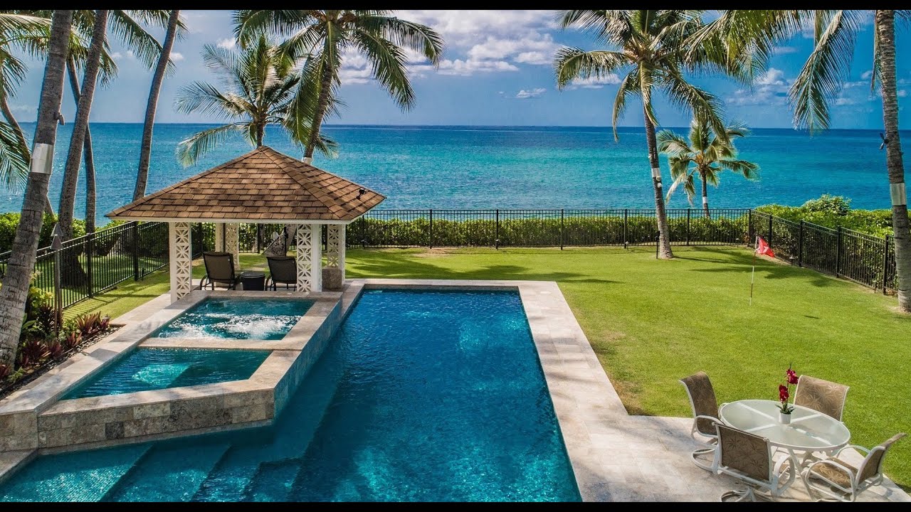 Oahu Hawaii Beach House - For Sale #beachfrontproperty #beachhouse #hawaii #oahu #forsale