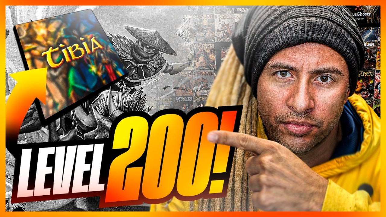 TIBIA - PEGUEI LEVEL 200 E FINALMENTE A VENCI DEPOIS DE 1 ANO!