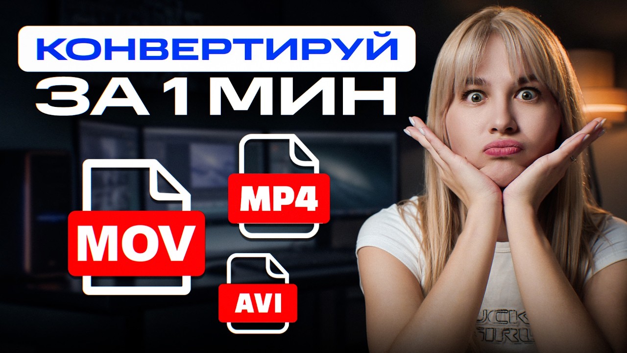 Как конвертировать видео: MP4, MOV, AVI и другие форматы
