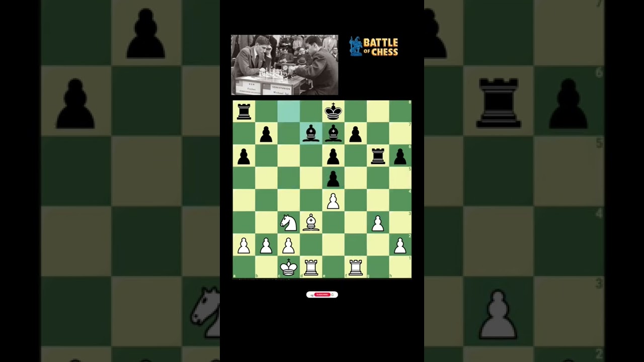 Mikhail Tal vs Robert James Fischer | 6 of 13 Unreal Matches #shorts