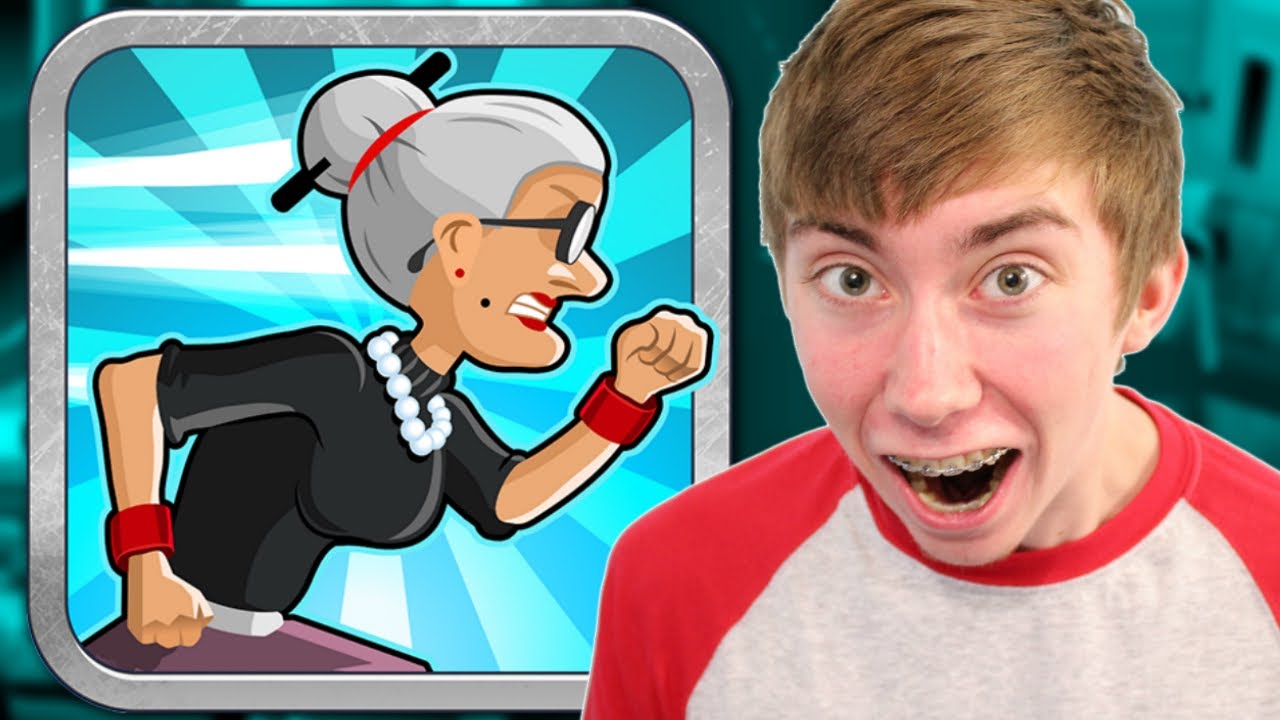 ANGRY GRAN RUN (видео геймплея для iPhone)