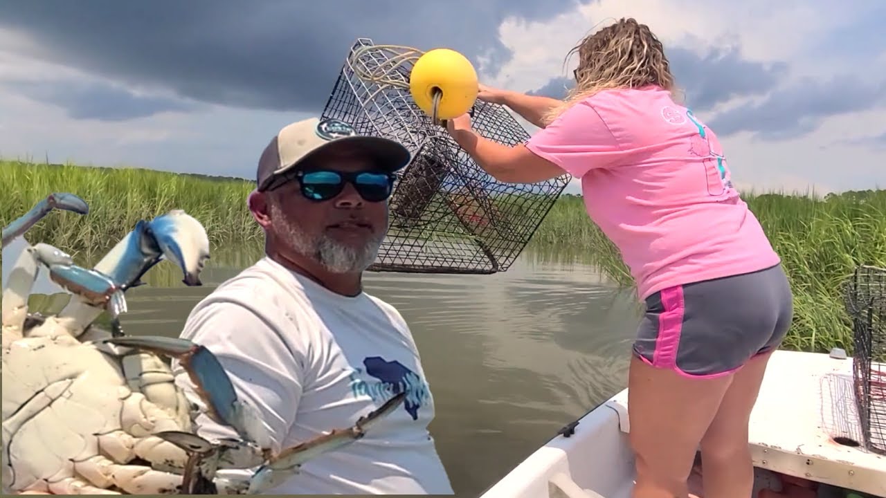 Today is the Blue Crab Lovers Lucky Day...  Crabbing SC Marsh Creeks