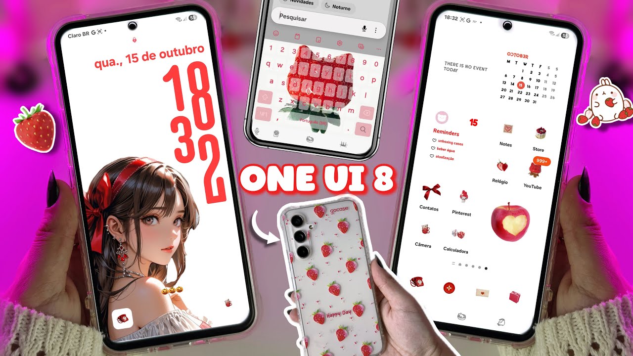 ❤ PERSONALIZA&Ccedil;&Atilde;O COM A ONE UI 8 - &Iacute;cones personalizados, novo teclado...