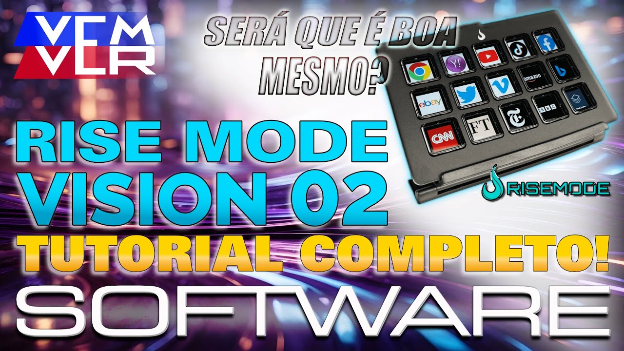 00047 - Review - TUTORIAL COMPLETO do SOFTWARE da Mesa Controladora Rise Mode Controller Vision 02.