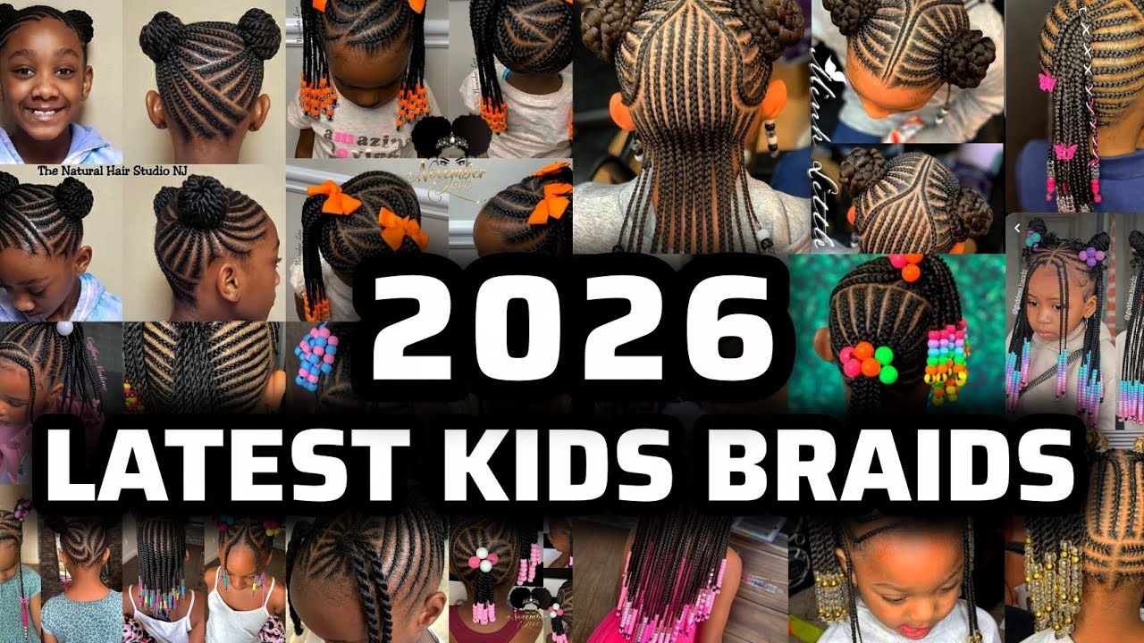🔥2026 BACK TO SCHOOL Cute and Easy Hairstyles For School /Braids For Kids #cocomelon #braids #kids 