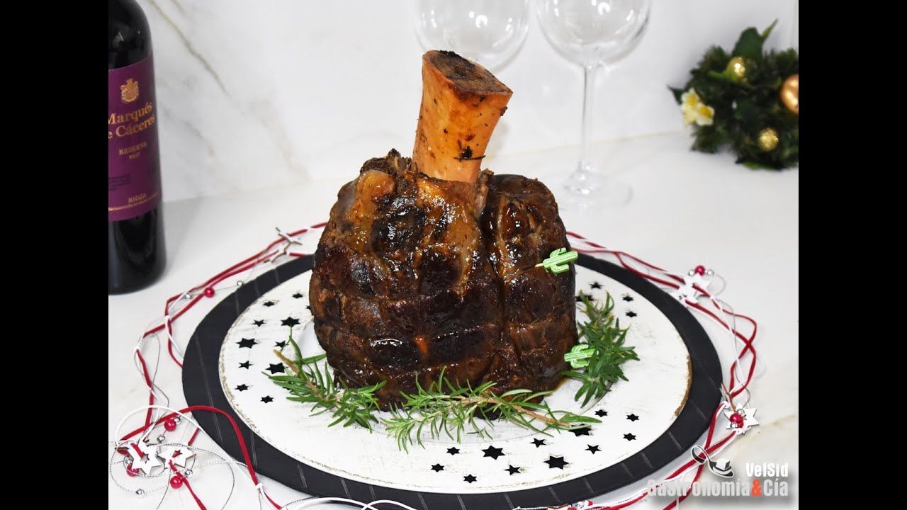 Receta de Jarrete de ternera. Un plato festivo y económico,  para comer de lujo