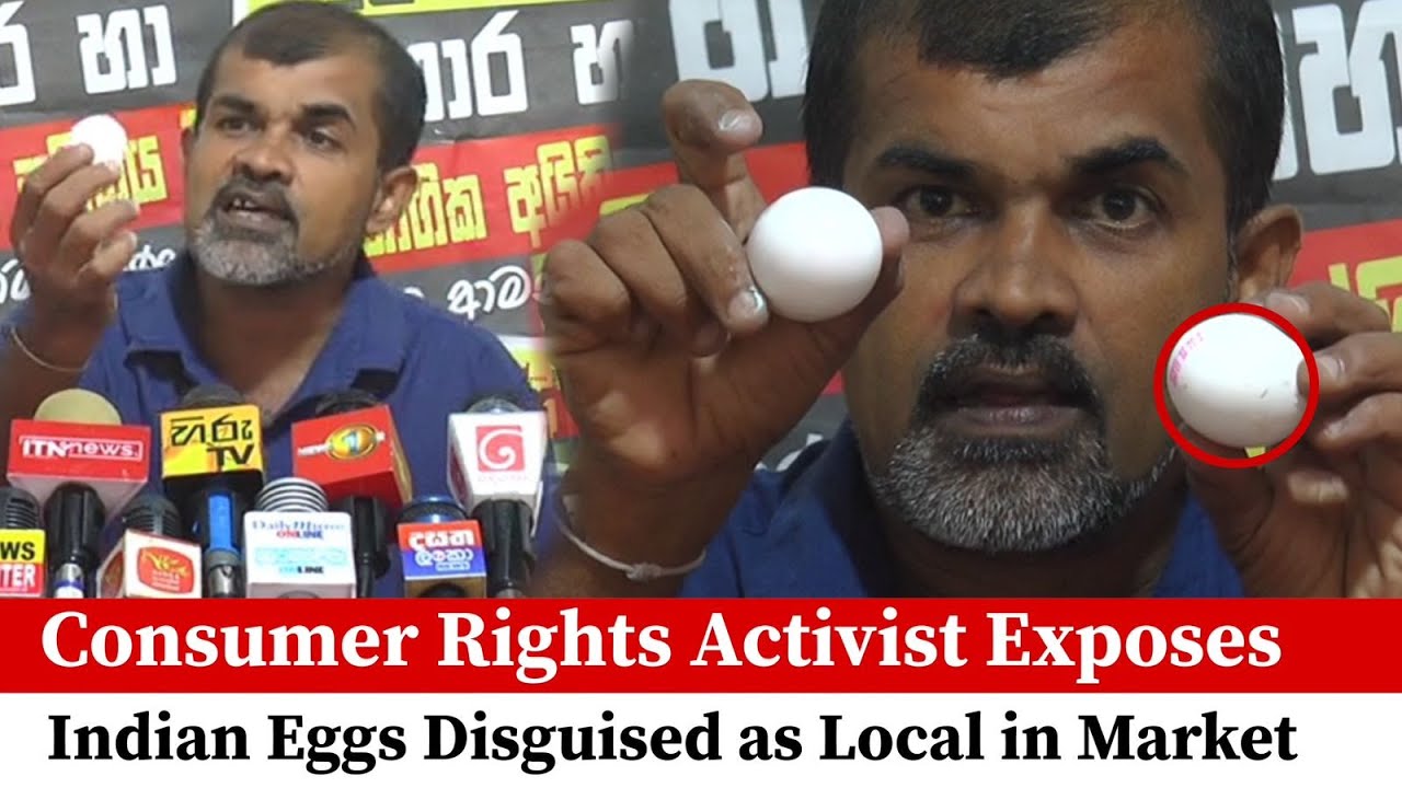 Consumer Rights Activist Exposes Indian Eggs Disguised as Local in Market