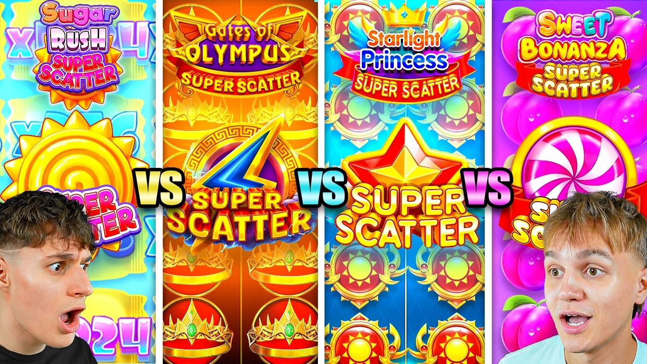 WE TOOK $50,000 INTO EVERY SUPER SCATTER GAME! (INSANE WINS)