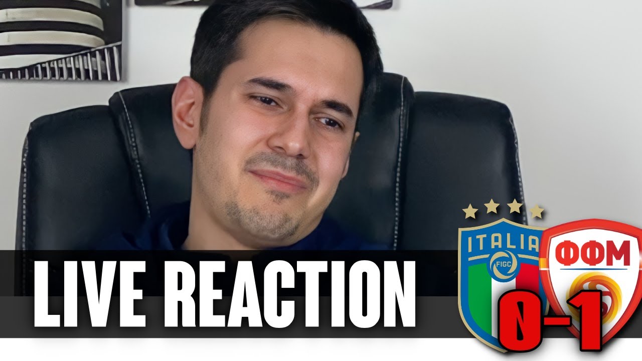 UN INCUBO 😱💢 ITALIA-MACEDONIA 0-1 LIVE REACTION