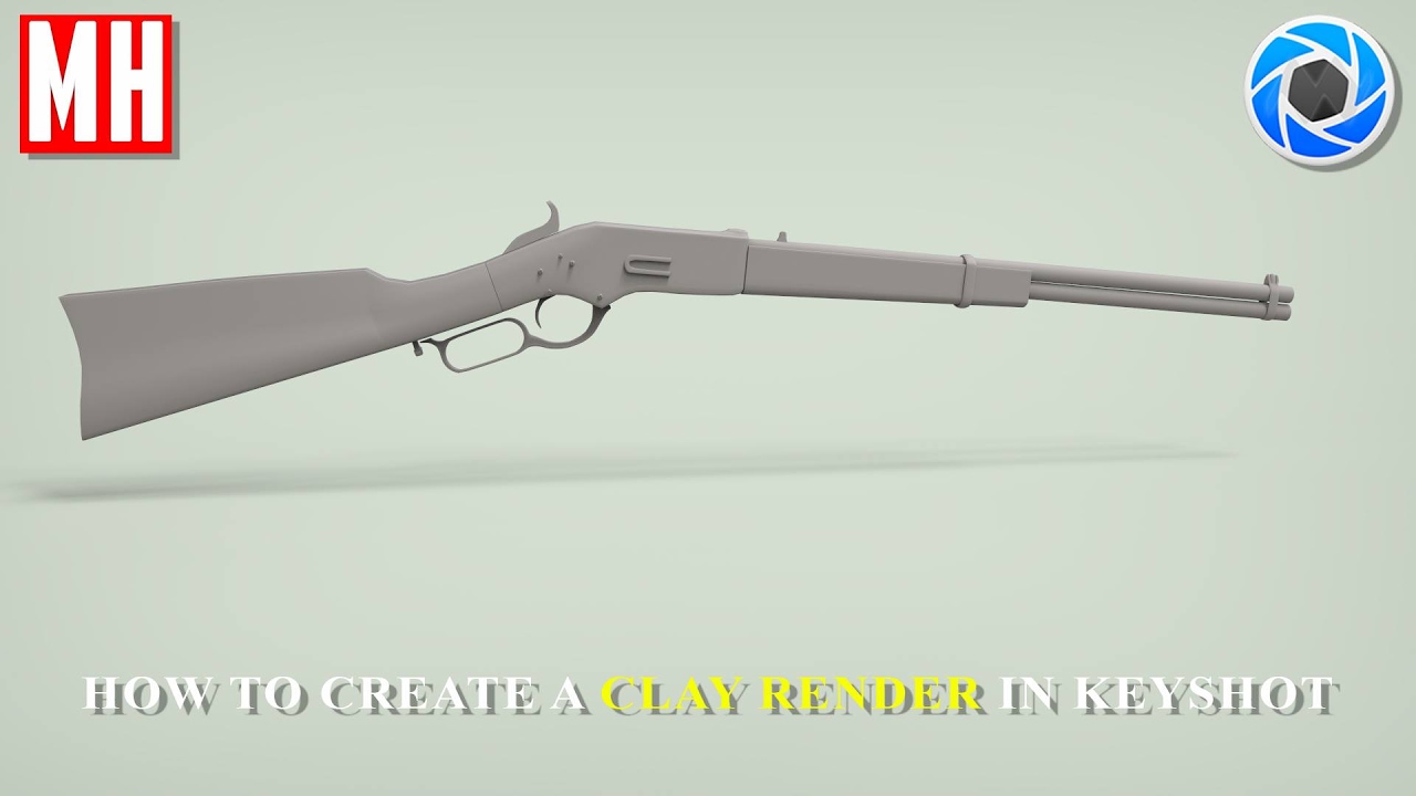 Keyshot 6 tutorial ; How to create a Clay render