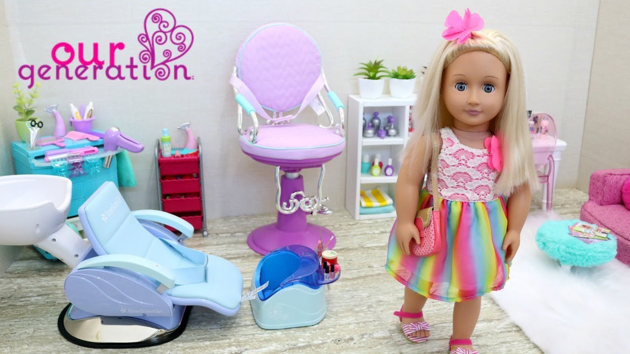 OUR GENERATION DOLLS BEAUTY SALON