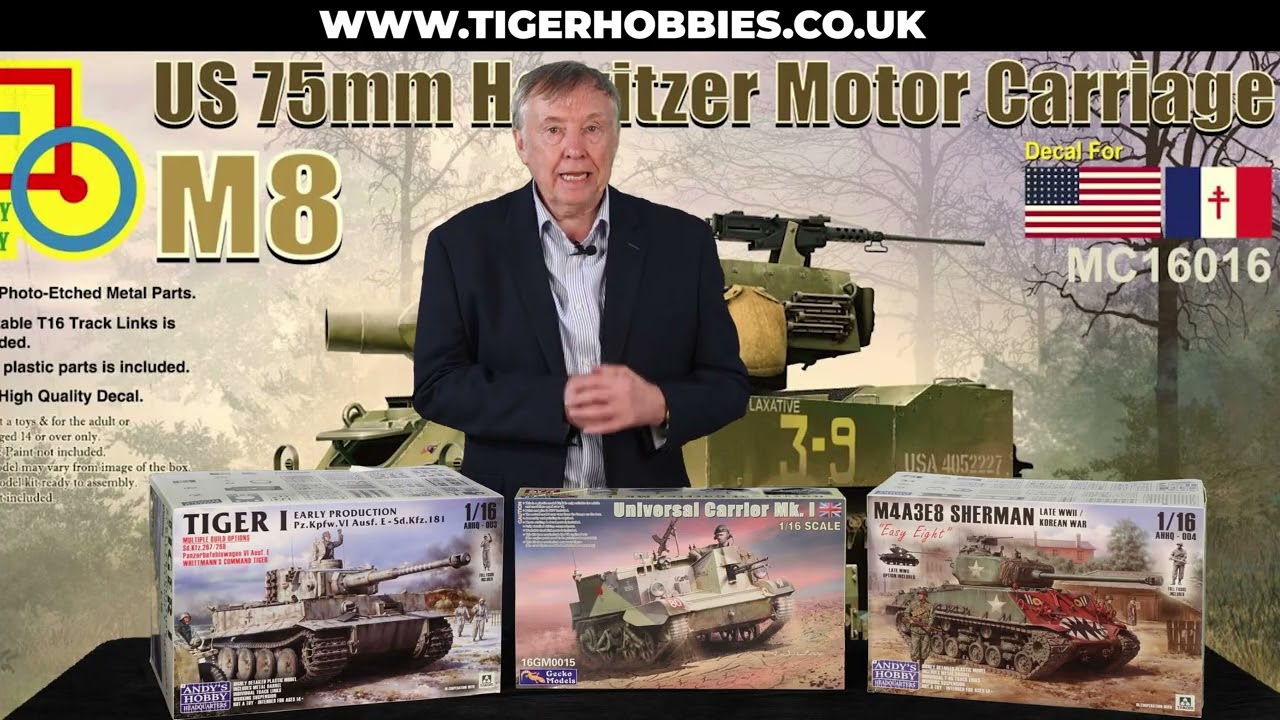 TIGER HOBBIES PRESENT 1/16 SCALE MILITARY MODEL KITS