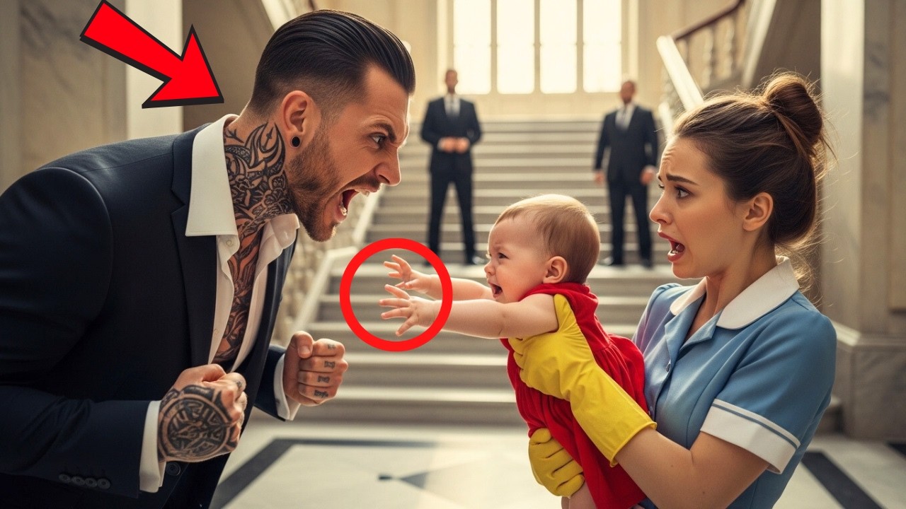 The Mafia Boss Stared in Shock as the Poor Maid’s Baby Clung to Him—Then He Did the Unthinkable