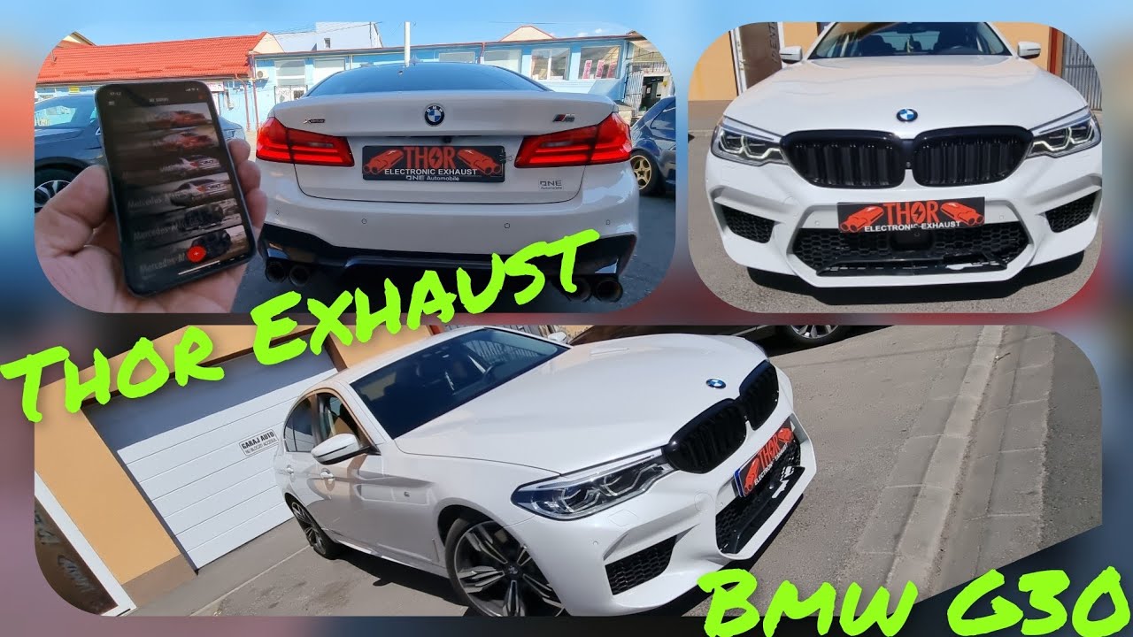 BMW G30 THOR EXHAUST EVACUARE ELECTRONICA CU CONTROL DIN TELEFON SI CRUISE CONTROL