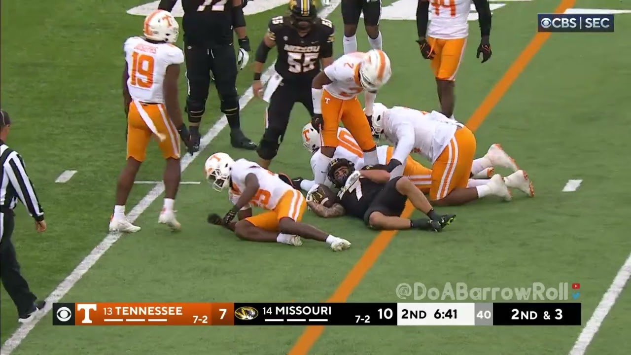 Missouri OL/Offense vs Tennessee Defense (2023)