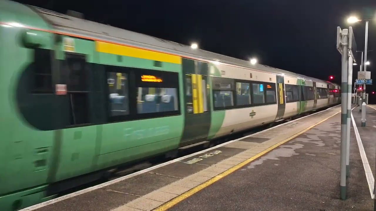 Southern Class 377 109 Electrostar & 377 155 Arriving into Barnham The 31st of January 2026