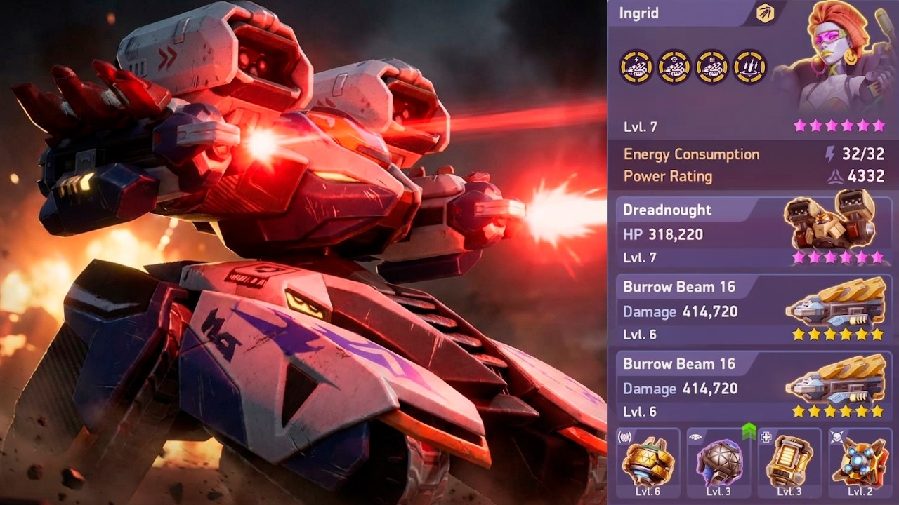 DREADNOUGHT BURROW BEAM: HEAVY TANK WITH GROUND LASERS