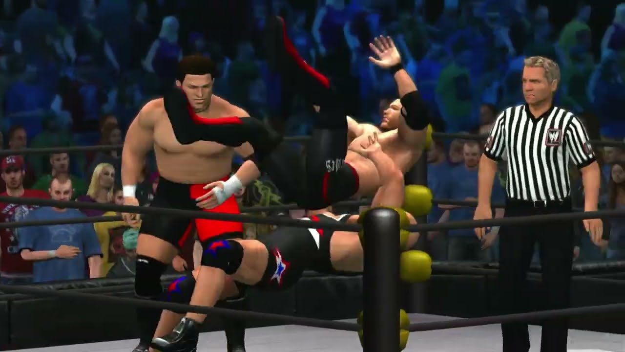 WWE 12 - Kurt Angle vs AJ Styles vs Samoa Joe - TNA Heavyweight Title Match: TNA Bound for Glory