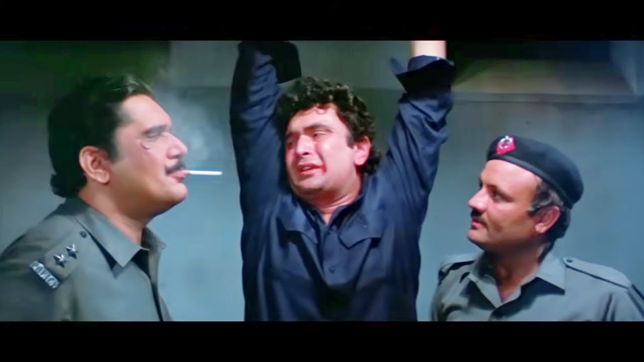 तुम भारत के जासूस हो, ऐसे कैसे तुम्हे छोड़ दे ? Henna Movie Scene - Rishi Kapoor - Raza Murad