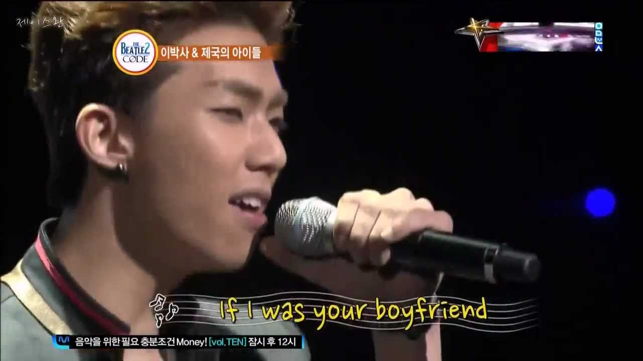 120827 - ZE:A Kevin Singing Justin Bieber's Boyfriend [Beatles Code]
