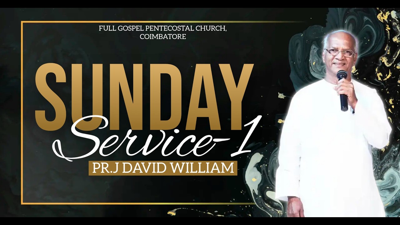 🔴 LIVE | SUNDAY SERVICE | 08 - FEB - 2026 | PR. DAVID WILLIAM | FGPCHURCH | COIMBATORE