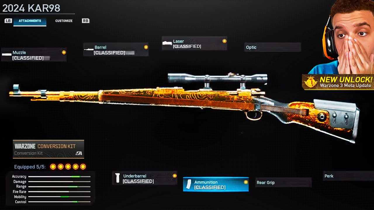 The NEW KAR98K SNIPER in Warzone 3..
