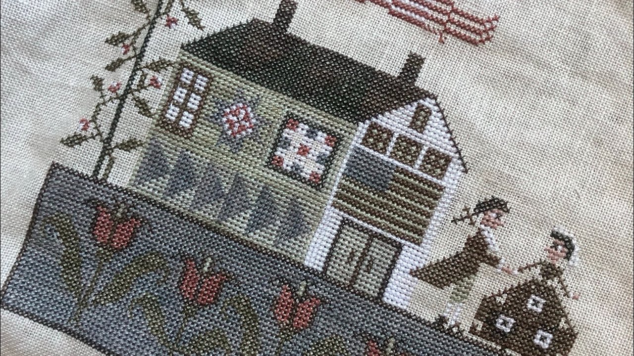 Flosstube #3- Plum Street Samplers, Teresa Kogut, Rosewood Manor, With Thy Needle and Thread