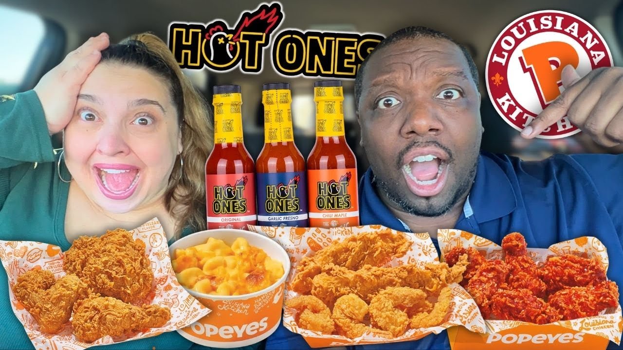 Пробуем САМЫЙ ОСТРЫЙ СЭНДВИЧ С КУРИЦЕЙ ОТ Popeye's! [Обзор Hot Ones]