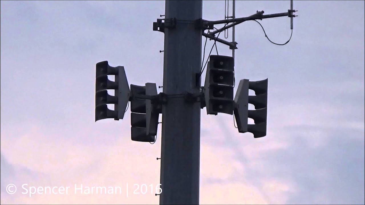 Indiana Statewide Tornado Drill | Fort Wayne, IN | Whelen WS-2000-115 | Wail | 3/22/2016