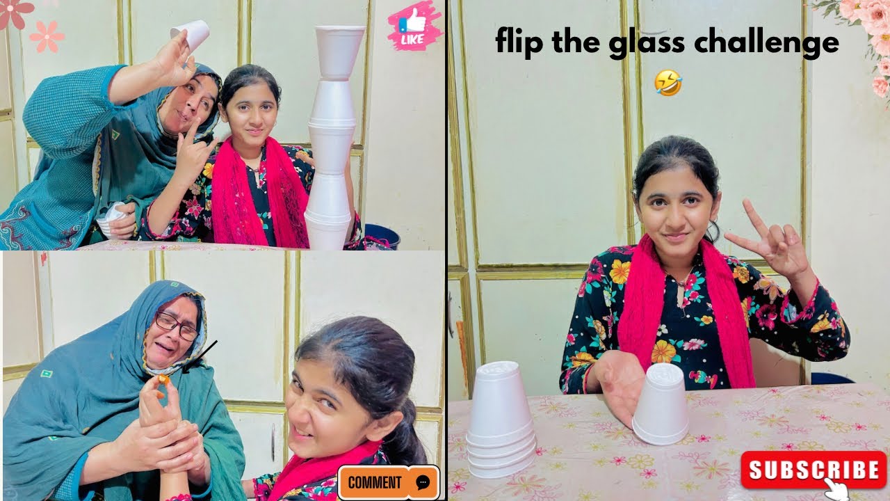 Flip the glass Challenge 🧐| Kis nay di punishment???🤪🤨
