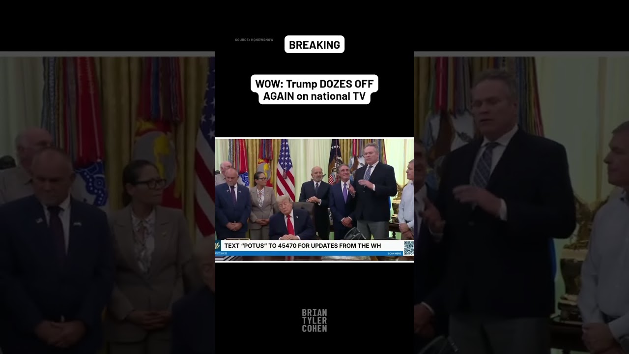 WOW: Trump DOZES OFF AGAIN on national TV