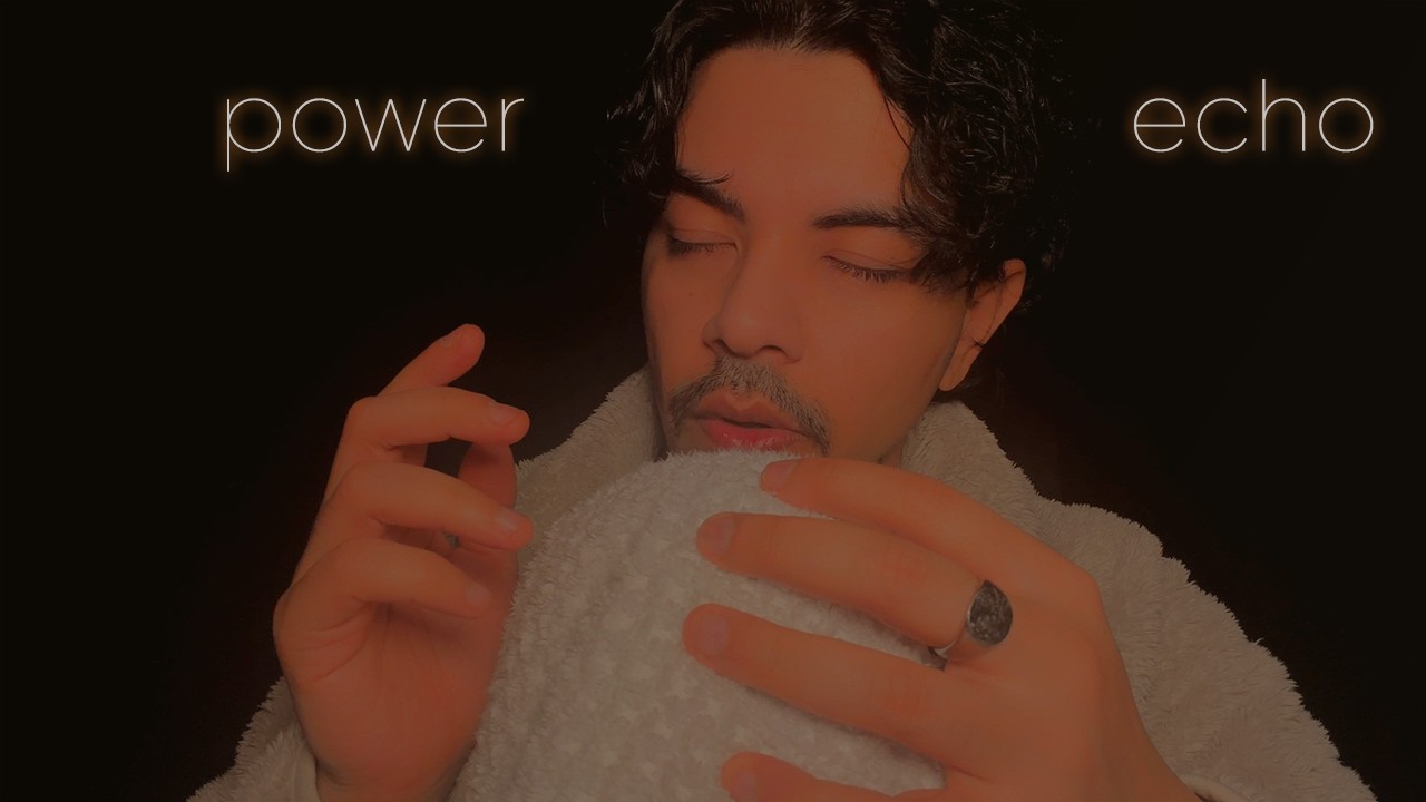 ASMR 3 Hours 🌙 Towel Sounds & Wind for Deep Sleep | Power Echo