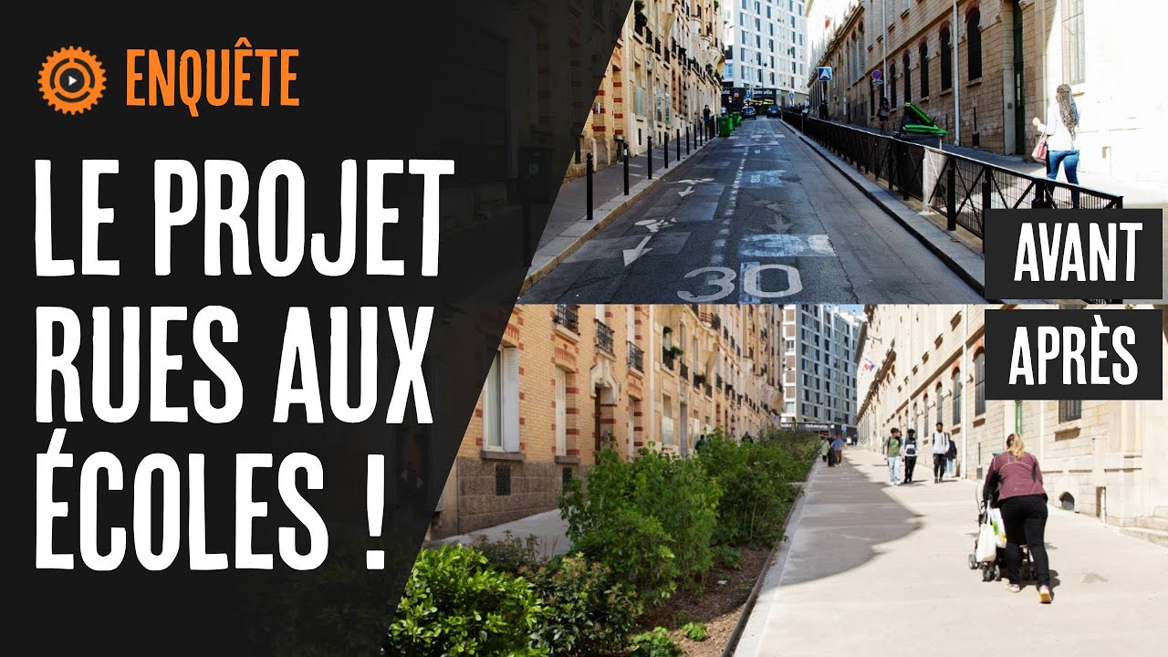 Redonner de la place aux enfants &agrave; la sortie des &eacute;coles. (projet rues aux &eacute;coles Paris)