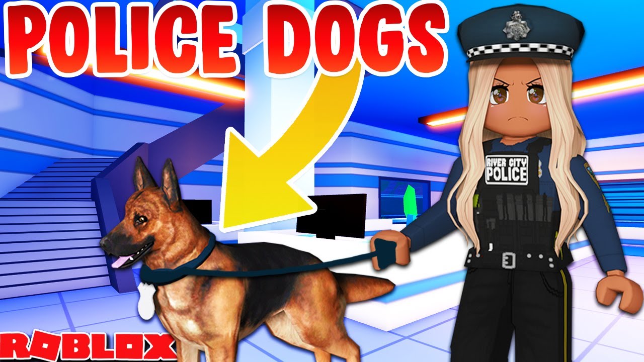 🦴 TRAINING OUR NEW POLICE DOG ON JAILBREAK ⚠️ | Roblox