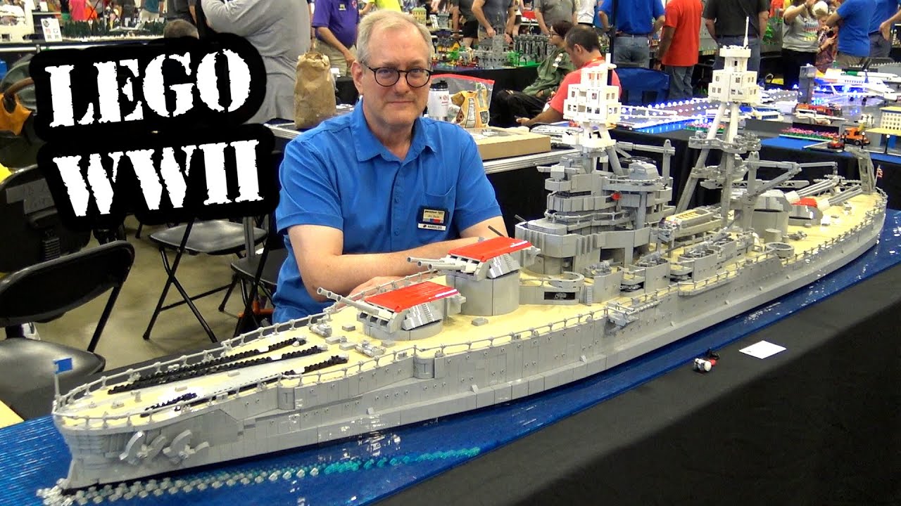 LEGO 8-Foot Long USS Arizona Pearl Harbor WWII Battleship