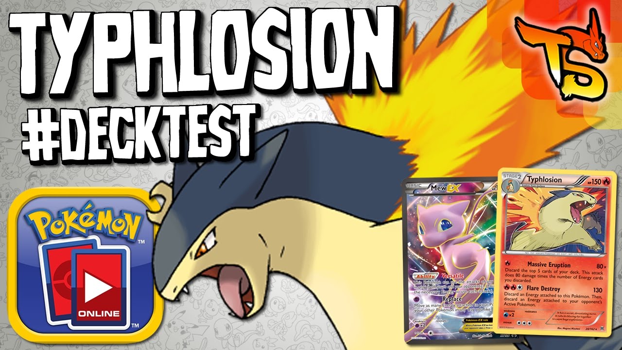 ✪ Pokémon TCG - Typhlosion/Mew EX (Totalmente Insano!) #DECKTEST (Primal-ON)