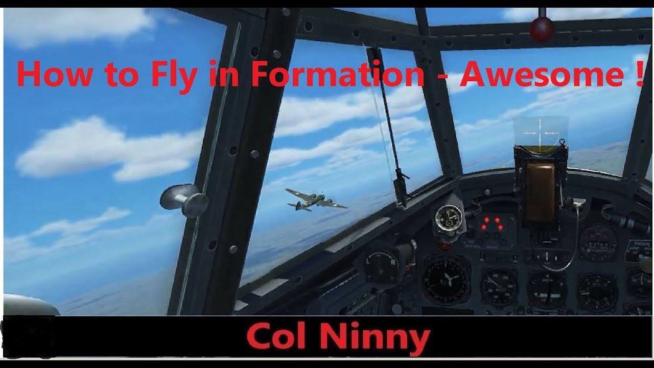 (30) IL-2  How to Fly in Formation - Awesome! Simple steps to excellence.